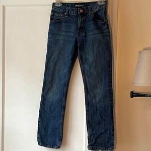 Straight leg jeans, size 12